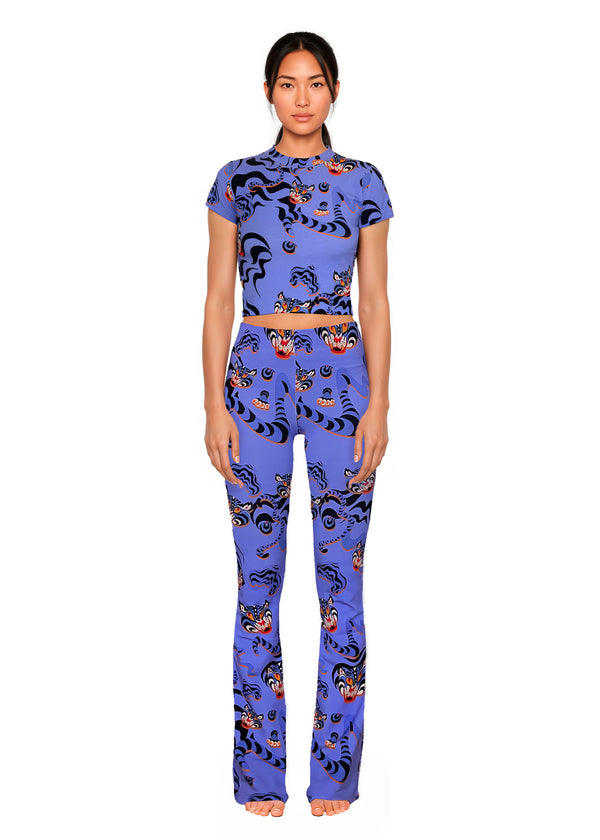 Pitaya Yoga MR TI FLARED PANTS - BAMBOO