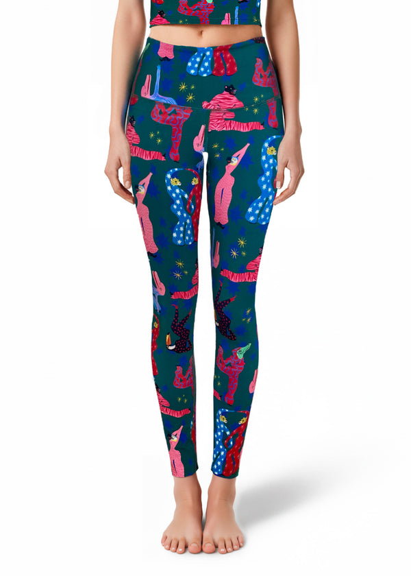 Pitaya Yoga SPIRIT RAVE LEGGINGS - BAMBOO