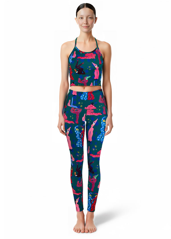Pitaya Yoga SPIRIT RAVE LEGGINGS - BAMBOO