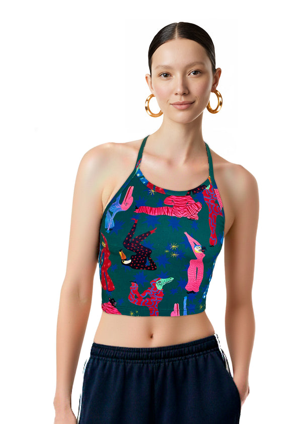 pitaya yoga SPIRIT RAVE TOP - BAMBOO