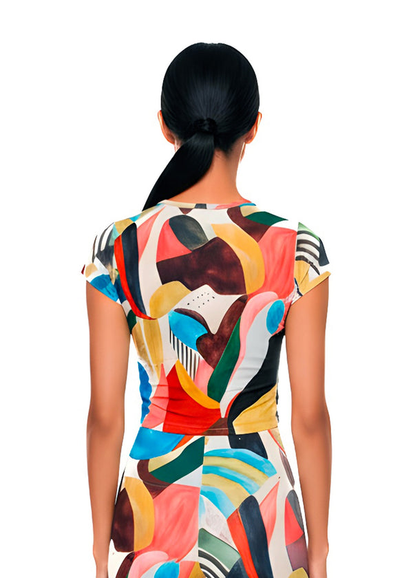 Pitaya Yoga TUTTI FRUTI T-SHIRT - BAMBOO