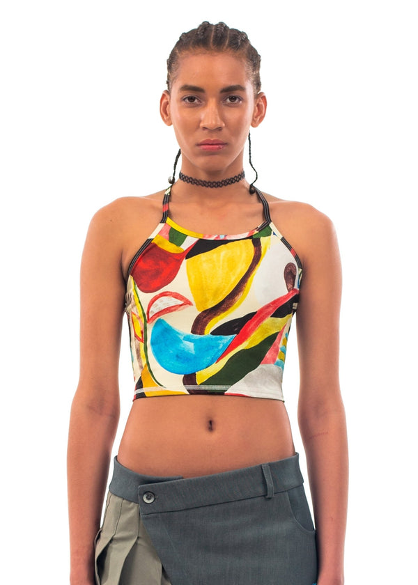 pitaya yoga TUTTI FRUTI TOP - BAMBOO