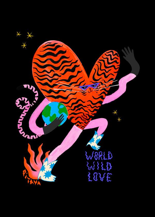 Pitaya Yoga WORLD WILD LOVE T-SHIRT