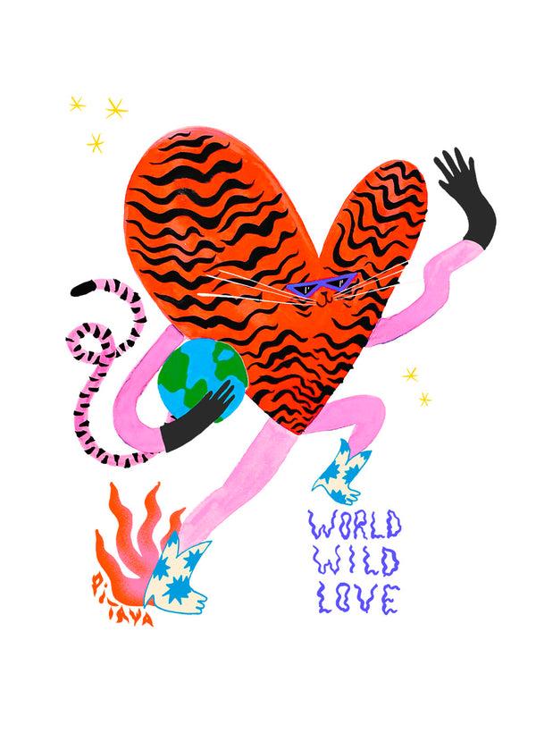 Pitaya Yoga WORLD WILD LOVE T-SHIRT
