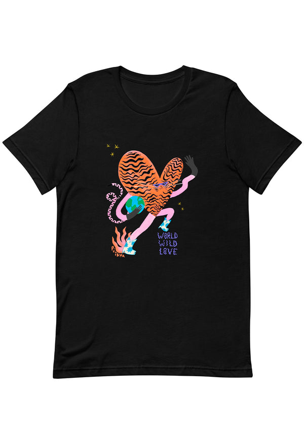 pitaya yoga WORLD WILD LOVE T-SHIRT