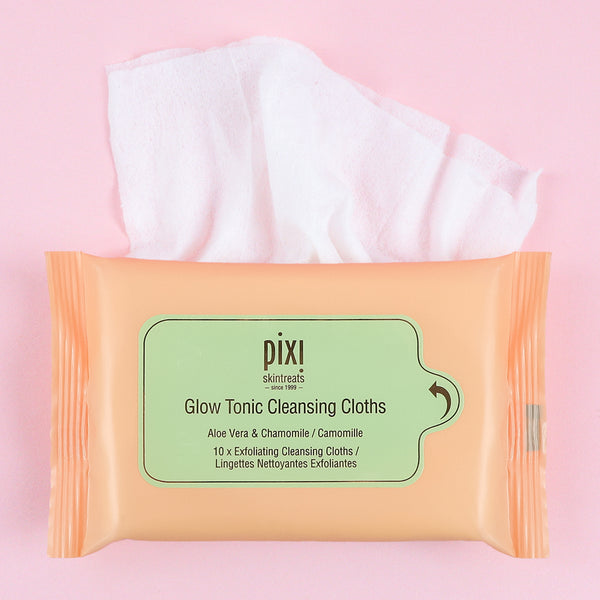pixi Glow Tonic Cleansing Cloths Set of 5