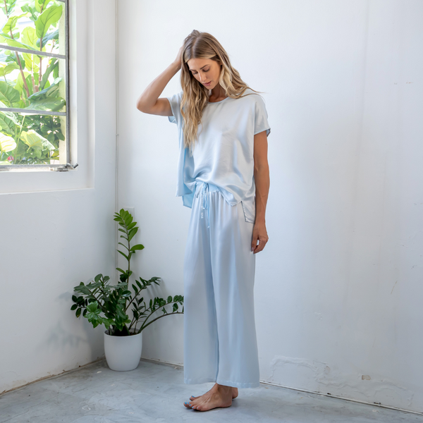 pj harlow Jolie Capri Loungewear Bottoms Blush