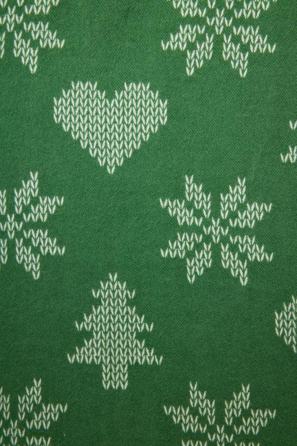 Pj Salvage 4-Piece Tree & Heart Print Flannel Gift Set