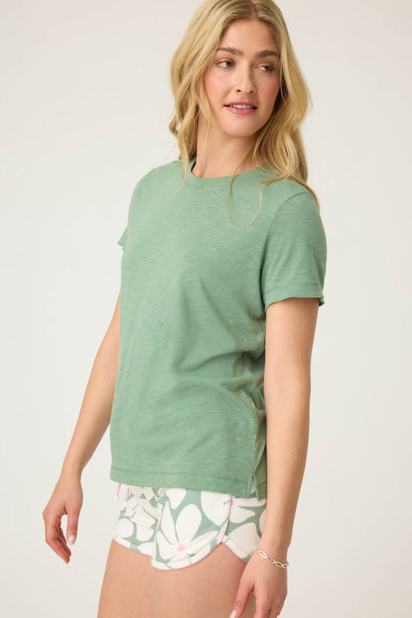 Pj Salvage Back To Basics Short Sleeve Crew Neck Tee