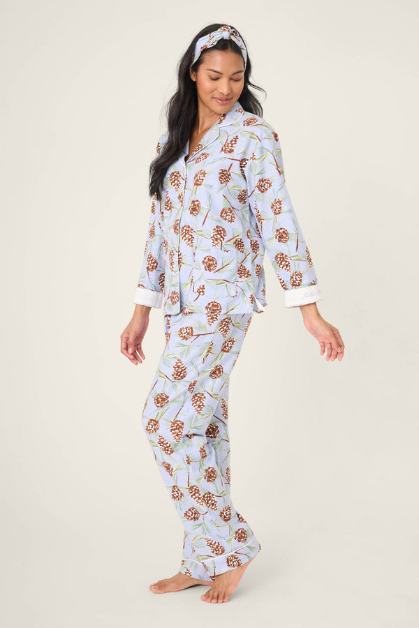 Pj Salvage Feelin' Pine 3-Piece Winter Print Flannel PJ Set