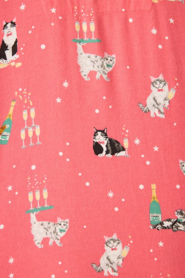 Pj Salvage Let's Get Fizzical 3-Piece Plus Size Flannel PJ Set