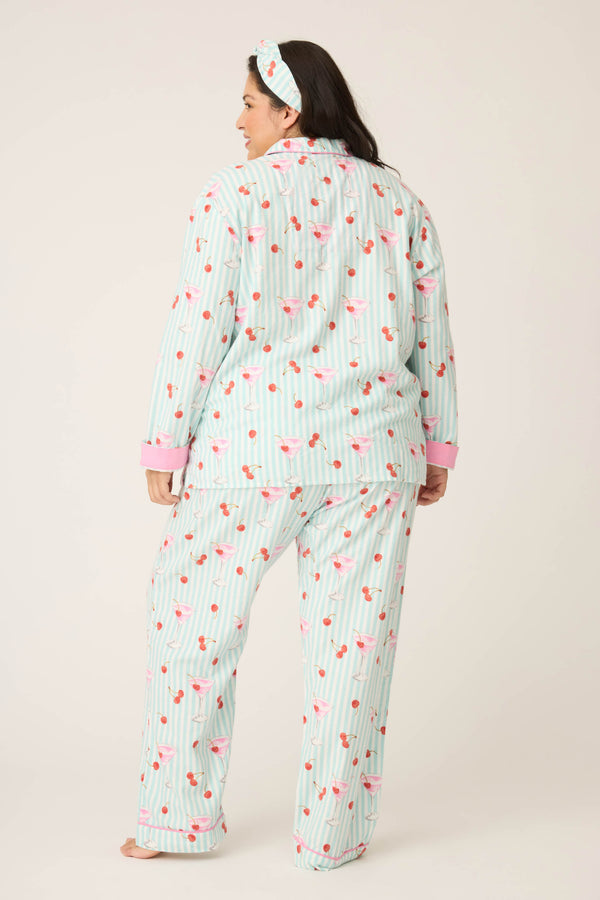 Pj Salvage Ma Cherie 3-Piece Plus Size Flannel PJ Set