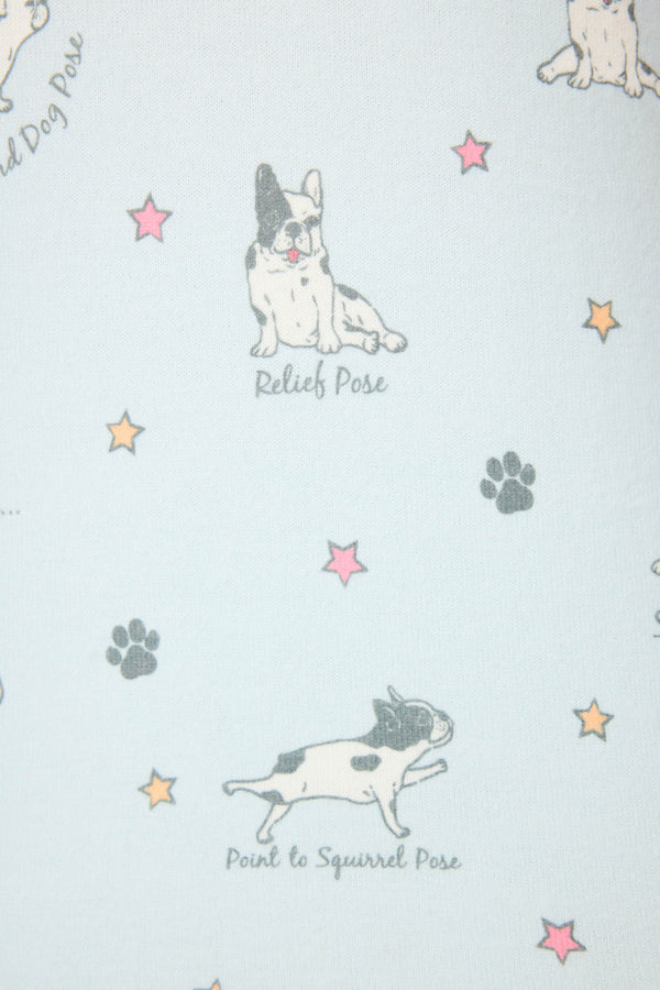 Pj Salvage Paws & Breathe Dog Print Racerback Tank Top