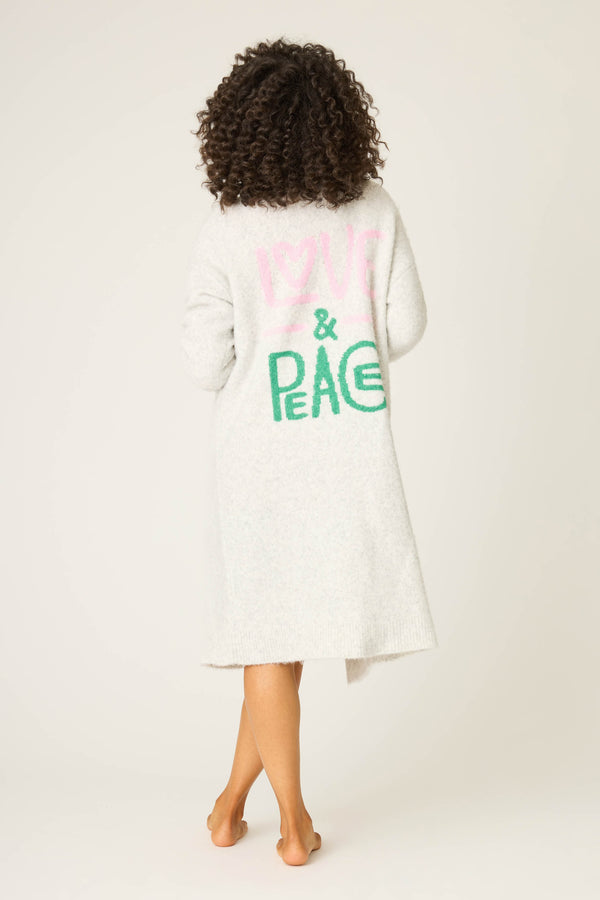 Pj Salvage Peace & Pawlidays Snuggle Sweater Cardigan