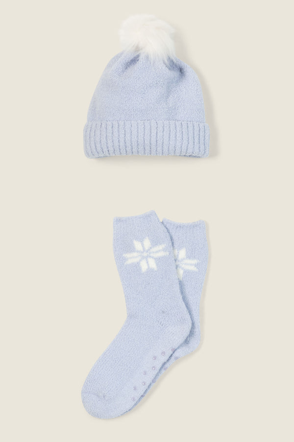 Pj Salvage Après All Day Beanie & Sock Gift Set