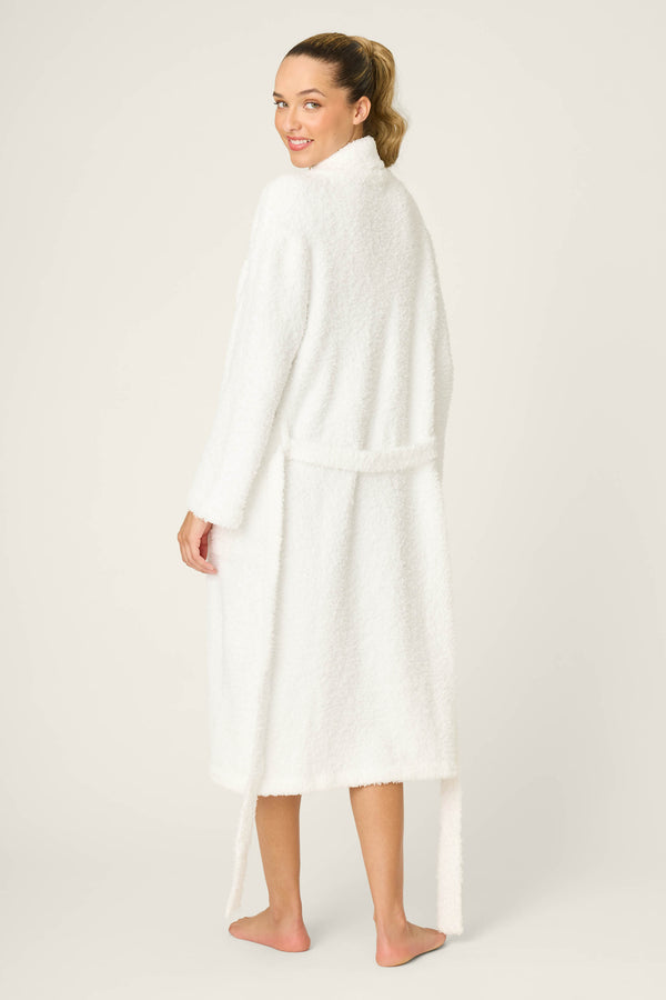 Pj Salvage Bundle Up Boucle Ivory Robe