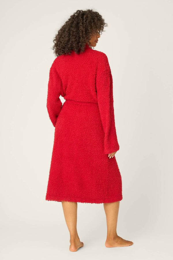 Pj Salvage Bundle Up Boucle Red Robe