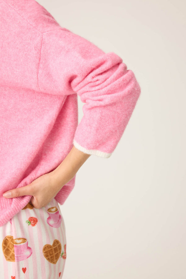 Pj Salvage Cafe Et Croissants Snuggle Sweater