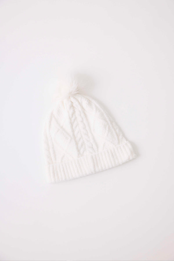 Pj Salvage Chenile Cable Knit Beanie