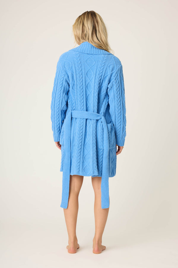 Pj Salvage Chenille Cable Knit Robe