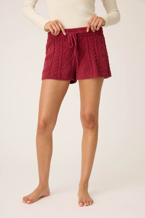 pj salvage Chenille Cable Knit Shorts