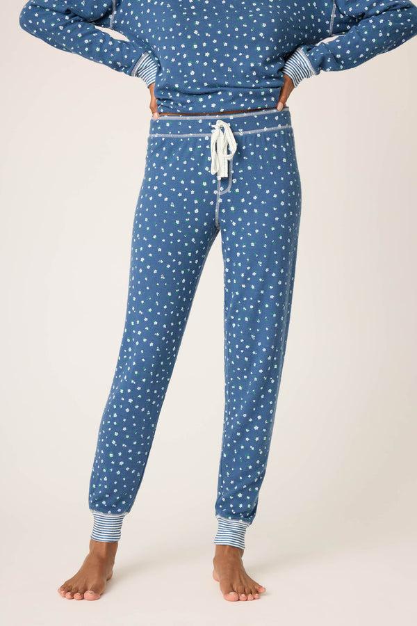 pj salvage Cozy Life Ditsy Floral Banded Pants
