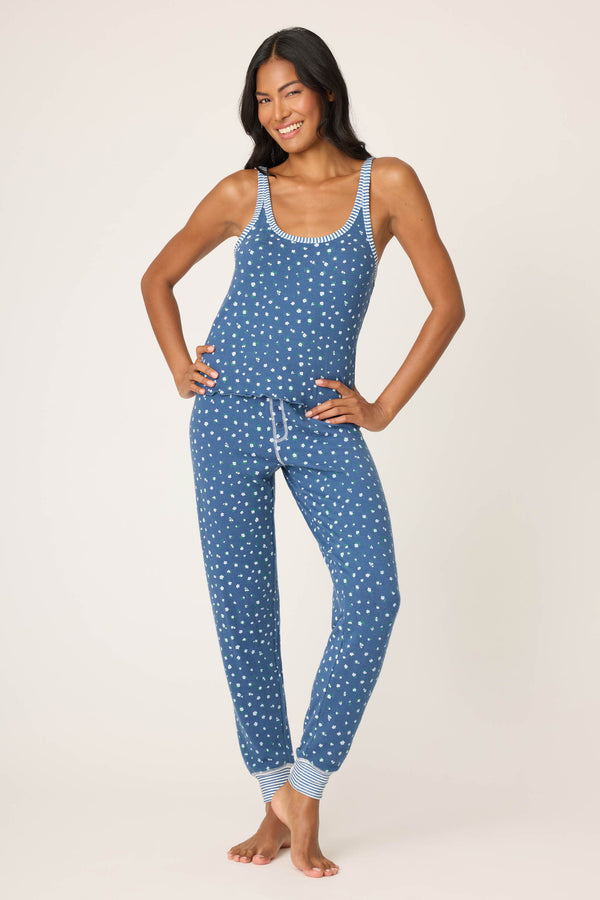 Pj Salvage Cozy Life Ditsy Floral Camisole