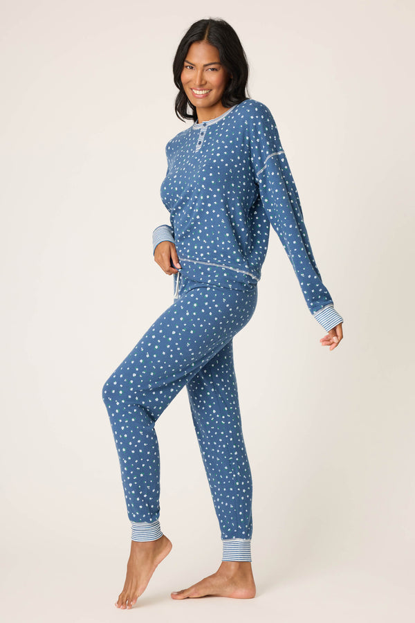 Pj Salvage Cozy Life Ditsy Floral PJ Set