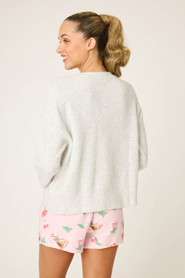 Pj Salvage Espresso Til Prosecco Snuggle Sweater