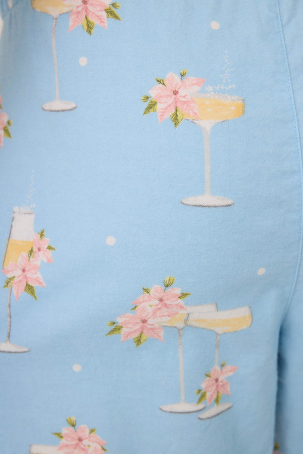 Pj Salvage Fizz The Season 3-Piece Flannel PJ Set