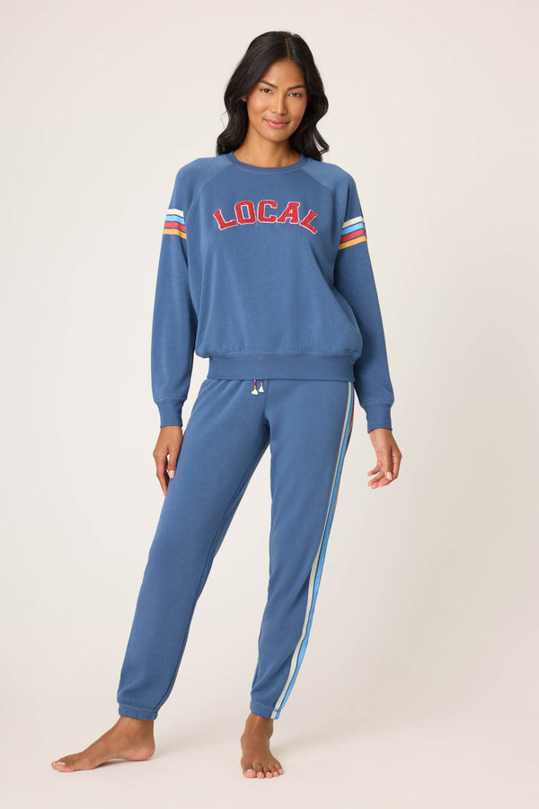 Pj Salvage For The Locals Graphic Fleece Pullover