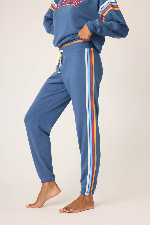 Pj Salvage For The Locals Striped Banded Pants