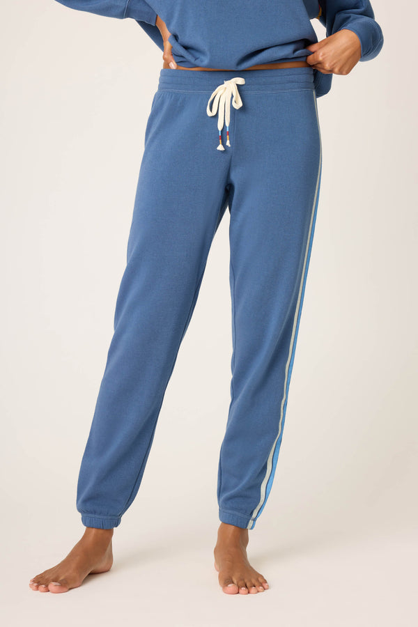 pj salvage For the Locals Striped Banded Pants