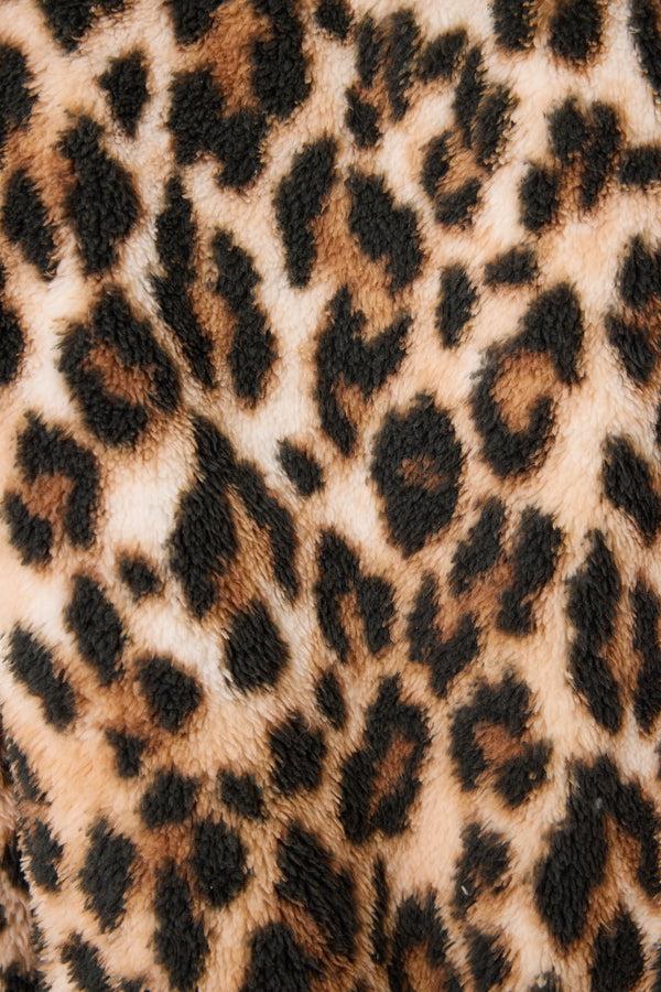 Pj Salvage Holiday Dreams Leopard Print Robe