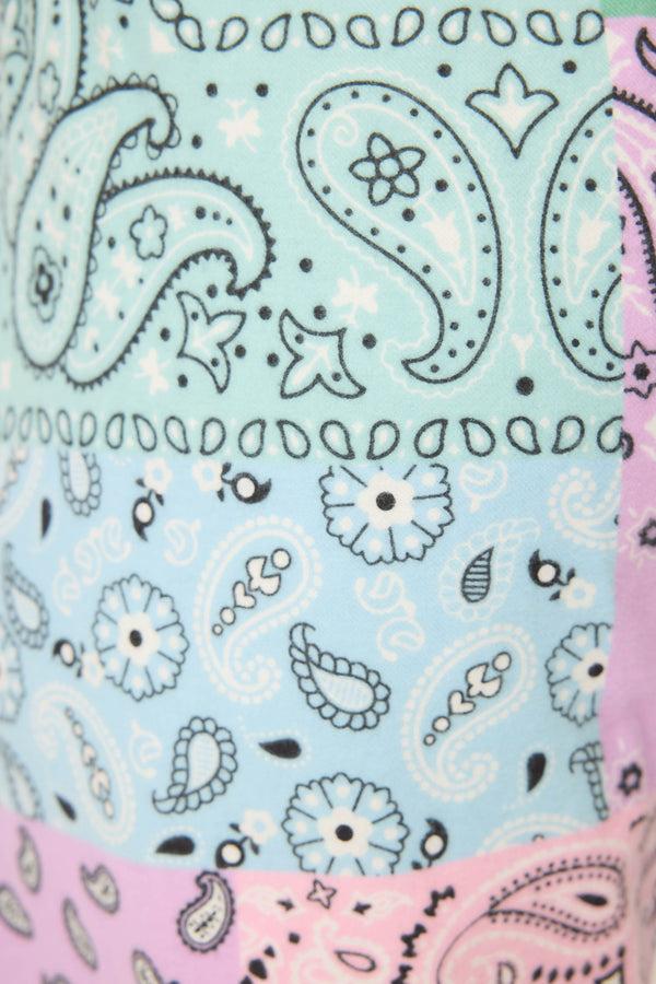 Pj Salvage Howdy Honey Paisley Print Flannel Pant