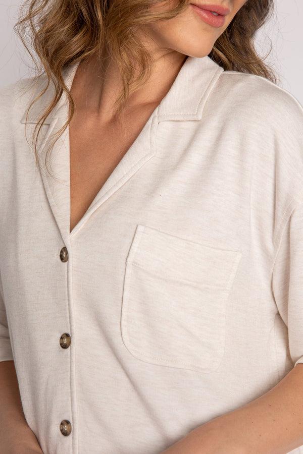 Pj Salvage Jammie Essentials Short Sleeve Top