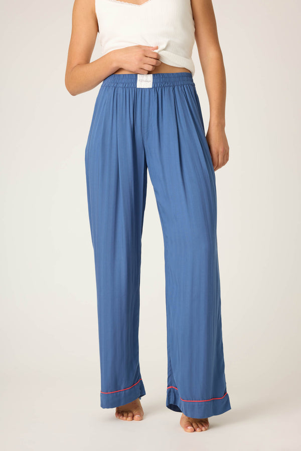 pj salvage La Rose Striped Open Leg Pants