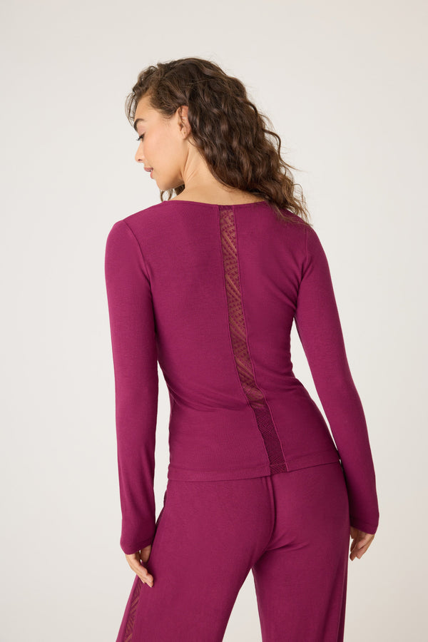 Pj Salvage Lacey Basics Modal Pants