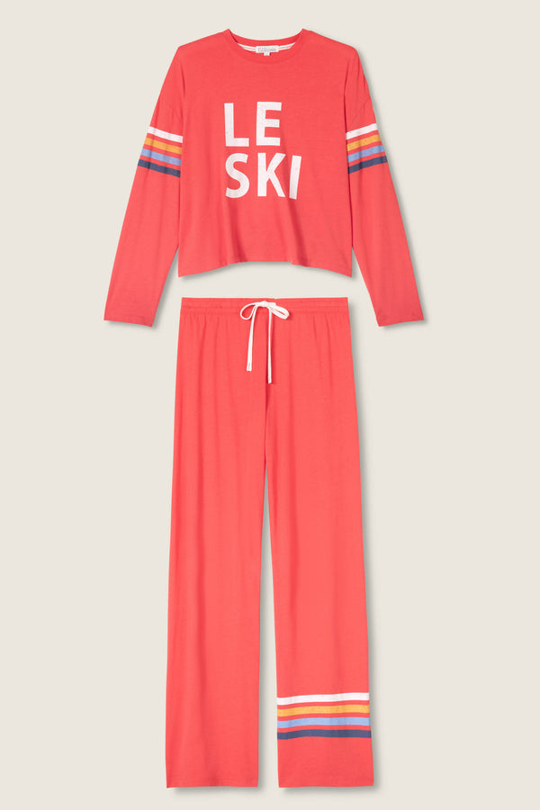 Pj Salvage Le Ski Long Sleeve Lounge Set