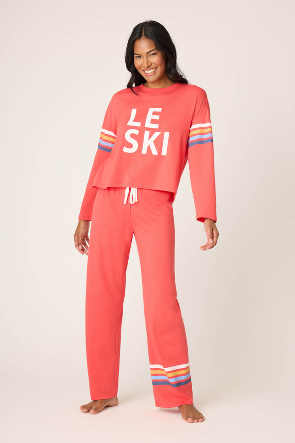 Pj Salvage Le Ski Long Sleeve Lounge Set