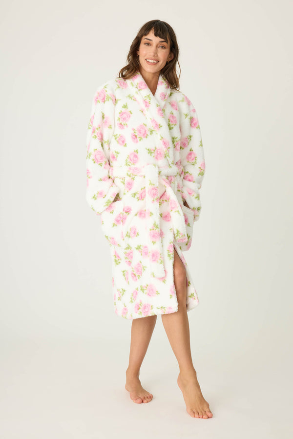 pj salvage Let's Get Cozy Floral Print Robe