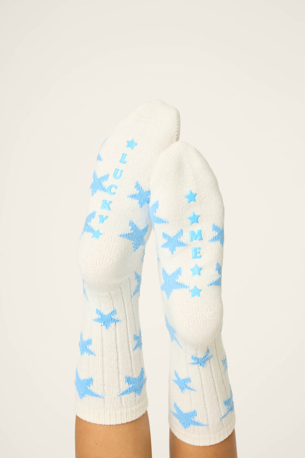 Pj Salvage Lucky Me Solid Crew Socks