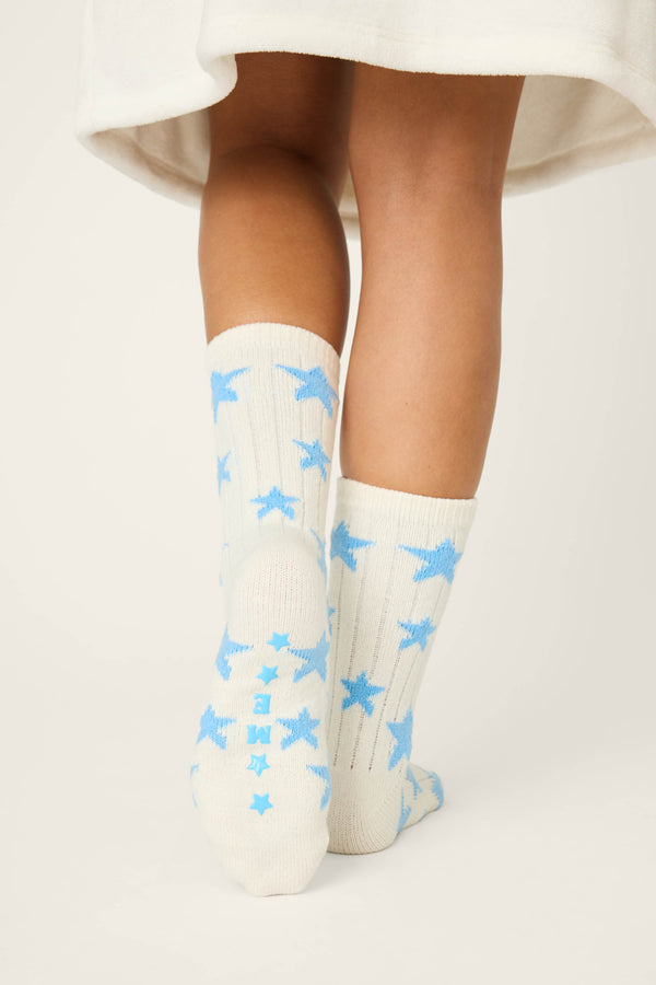 Pj Salvage Lucky Me Solid Crew Socks