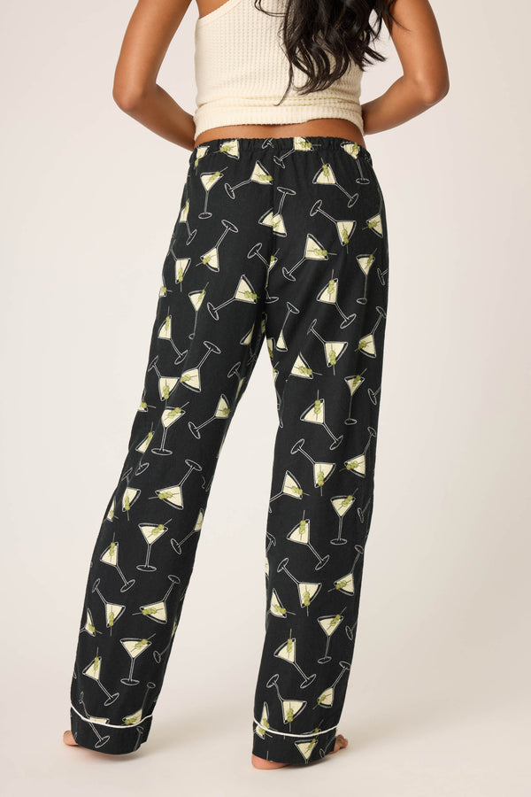 Pj Salvage Merrier With A Martini Flannel Pants