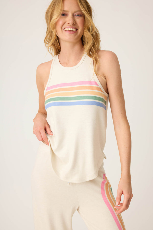 pj salvage Over The Rainbow Racerback Tank Top