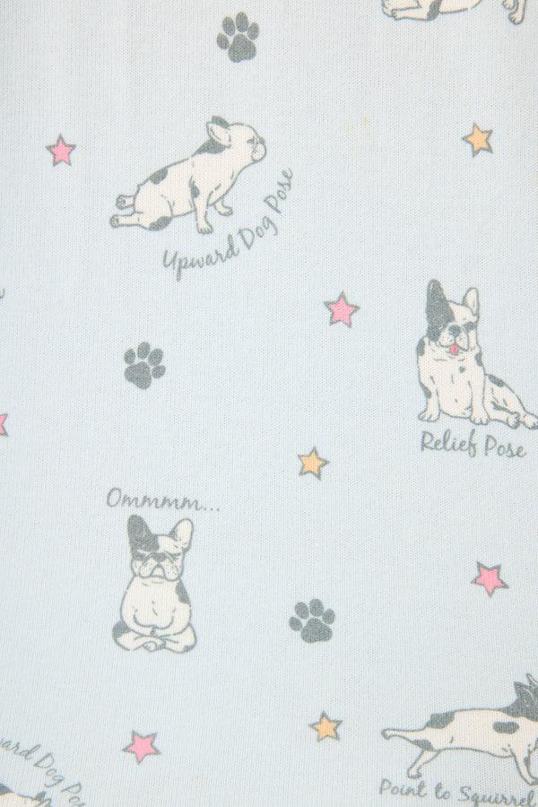 Pj Salvage Paws & Breathe Dog Print 3-Piece PJ Set