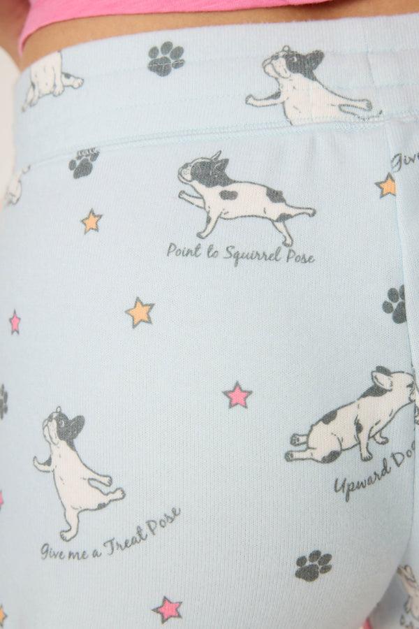 Pj Salvage Paws & Breathe Dog Print Shorts