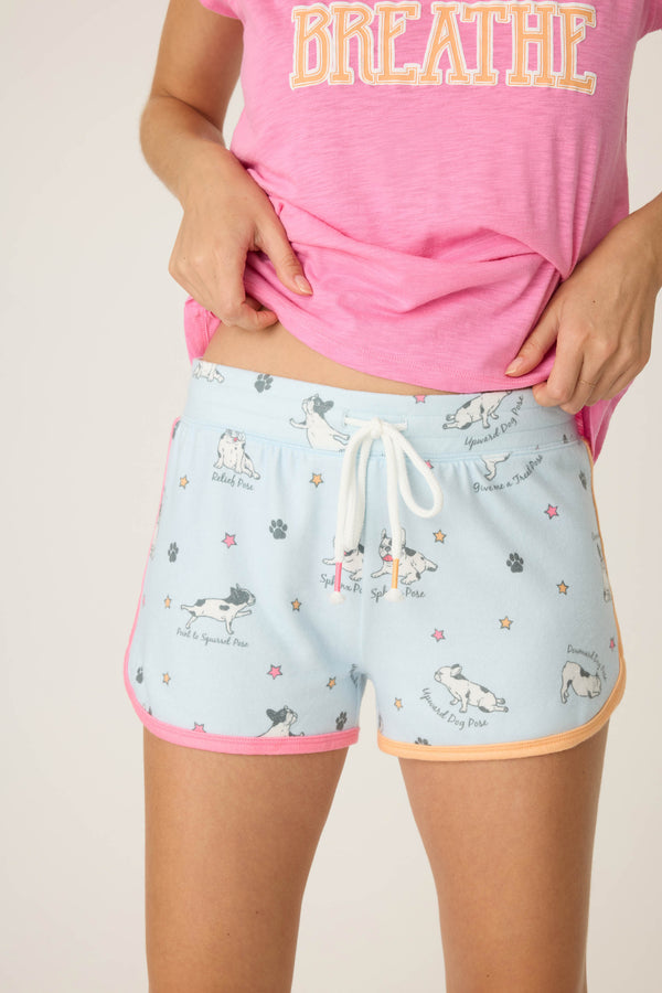 pj salvage Paws & Breathe Dog Print Shorts