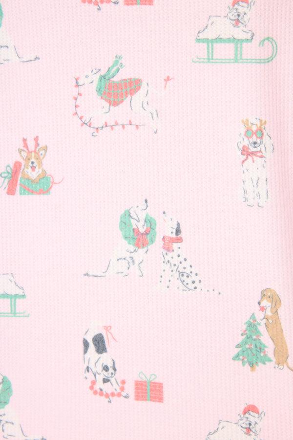 Pj Salvage Peace & Pawlidays Dog Print Shorts