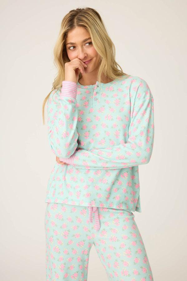 Pj Salvage Secret Garden Floral PJ Set